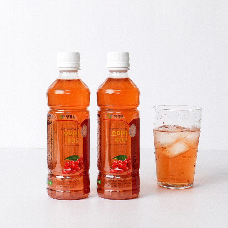 강원더몰,청강원 오미자유산균 솔잎차 340ml 10병/20병