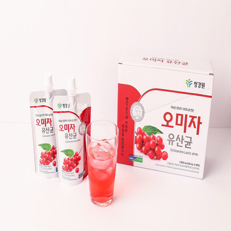 강원더몰,청강원 오미자유산균 솔잎차 340ml 10병/20병