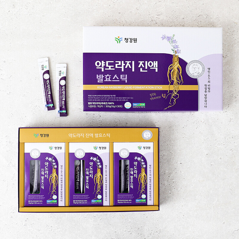 강원더몰,청강원 약도라지진액발효스틱 10g*30포